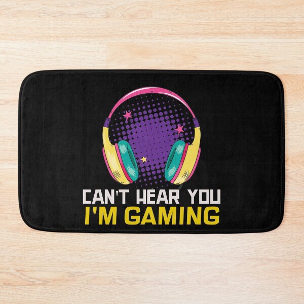 Item preview, Can't Hear You I'm Gaming Funny Gamer Headphones designed and sold by jacks-tees.