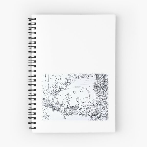 Item preview, Monkey Love in the Jungle designed and sold by Mala-Tichan.