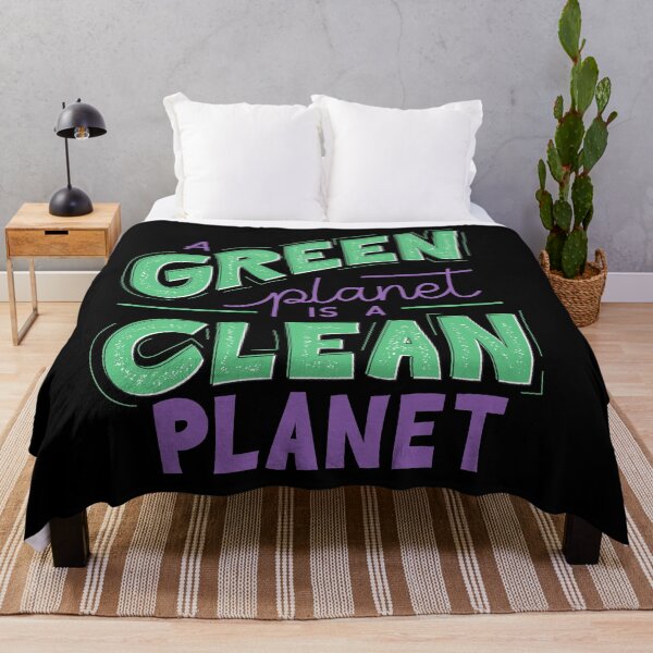 Item preview, A Green Planet Is A Clean Planet designed and sold by Kindology.