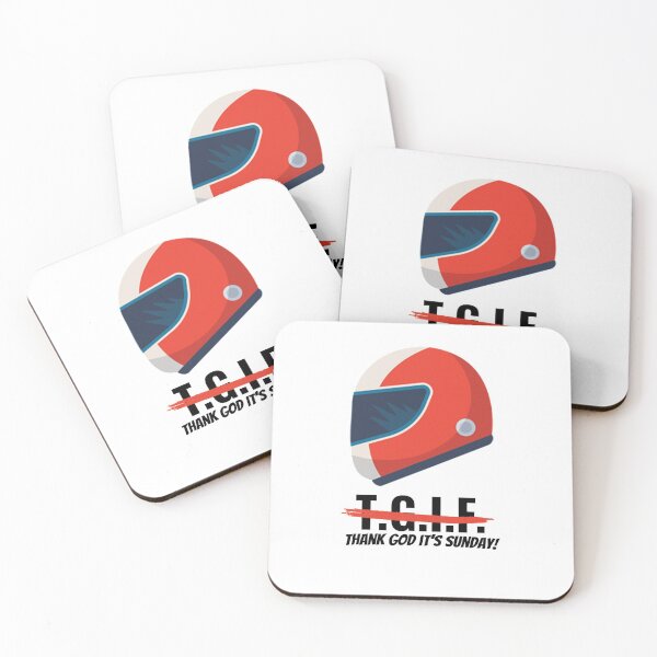 Item preview, Thank god it's Sunday! Helmet logo with text designed and sold by CaptainWheels.