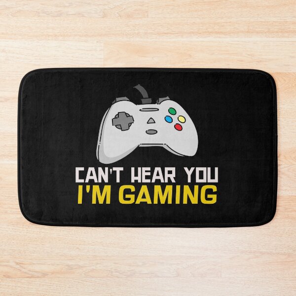 Item preview, Can't Hear You I'm Gaming Funny Gamer Headphones designed and sold by jacks-tees.