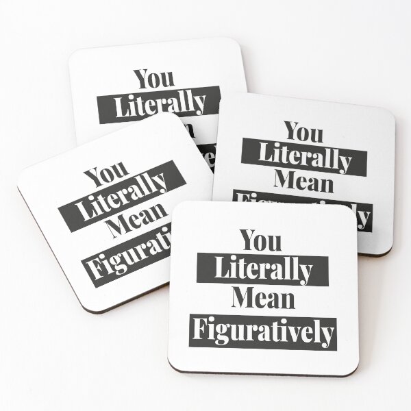 Item preview, You Literally Mean Figuratively Grammar Funny designed and sold by Majestystore.