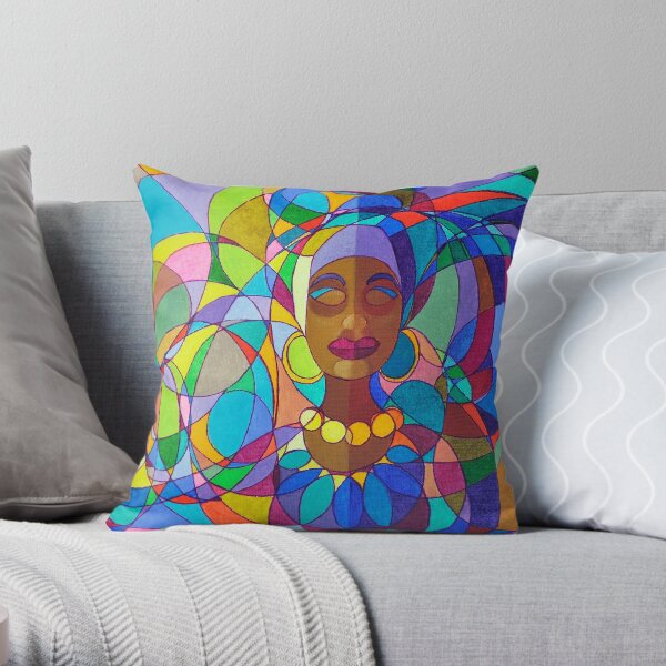 Queen of Sheba Throw Pillow