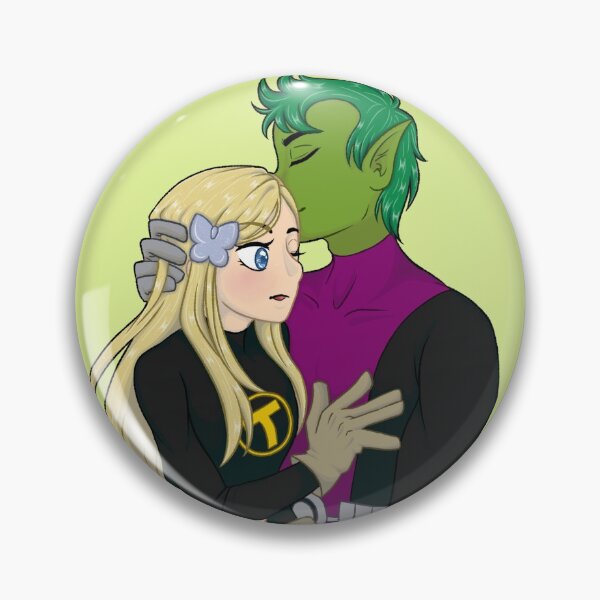 Item preview, Terra x Beast Boy designed and sold by NightLite.