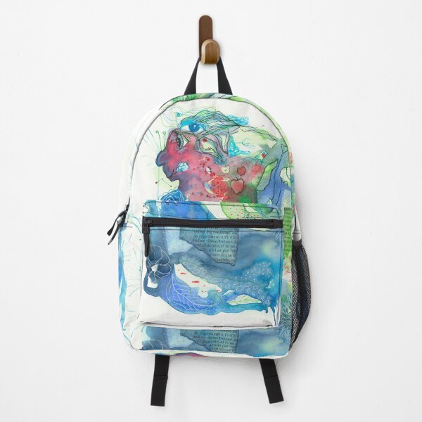 Item preview, Dreamlike watercolor "The apple tree in the garden" designed and sold by Audrey Denis.