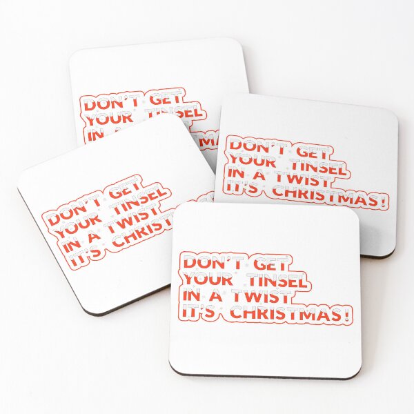 Item preview, Christmas Message - Dont get your Tinsel in a Twist designed and sold by Harlake.