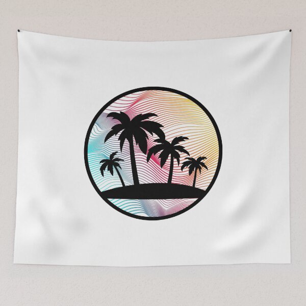 Item preview, Retro palm tree design designed and sold by RoyalPeople.