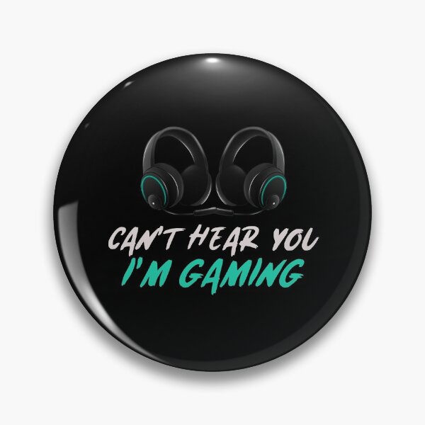 Item preview, Can't Hear You I'm Gaming Funny Gamer Controller designed and sold by jacks-tees.
