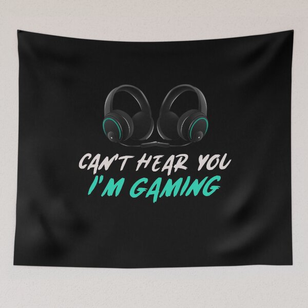 Item preview, Can't Hear You I'm Gaming Funny Gamer Controller designed and sold by jacks-tees.