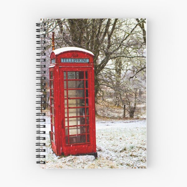 Item preview, Old Red Phone Box in the Snow designed and sold by derekbeattie.