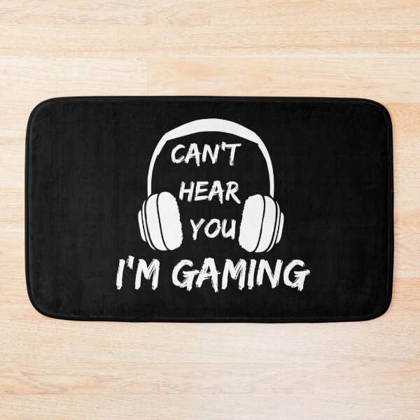 Item preview, Can't Hear You I'm Gaming Funny Gamer Headphones designed and sold by jacks-tees.