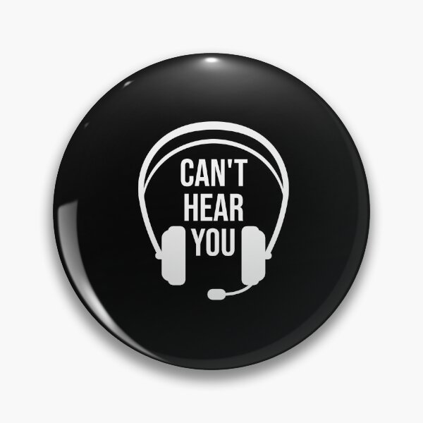 Item preview, Can't Hear You I'm Gaming Funny Gamer Headphones designed and sold by jacks-tees.