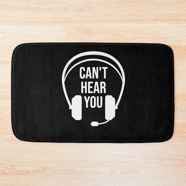Item preview, Can't Hear You I'm Gaming Funny Gamer Headphones designed and sold by jacks-tees.