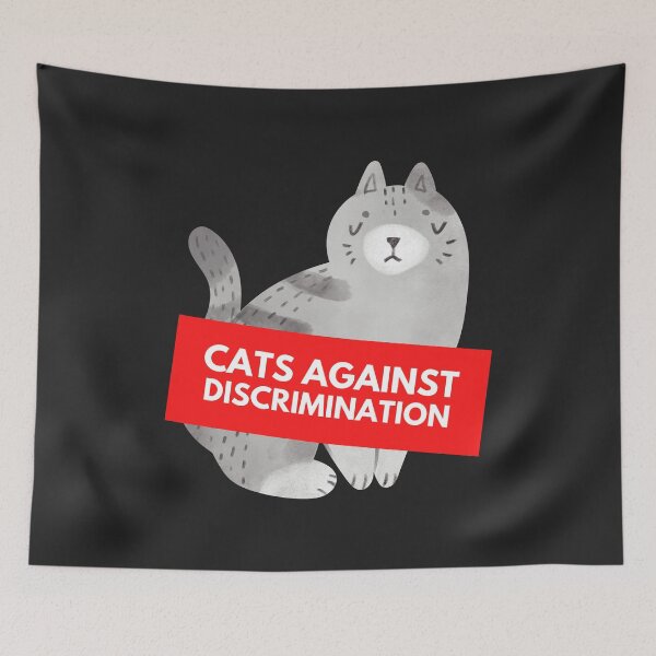 Item preview, Cats Against Discrimination designed and sold by mydoodlesateme.