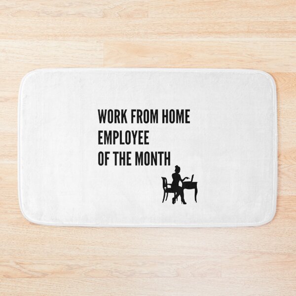 Item preview, Work From Home Employee Of The Month (female) designed and sold by Dinoroarrr.