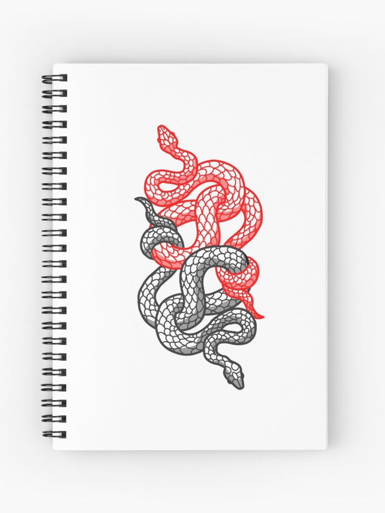 Notebook Cover Design with Handmade Snake Pattern Stock Vector -  Illustration of style, spiral: 54804114