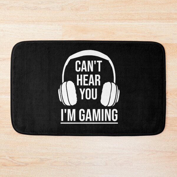 Item preview, Can't Hear You I'm Gaming Funny Gamer Headphones designed and sold by jacks-tees.