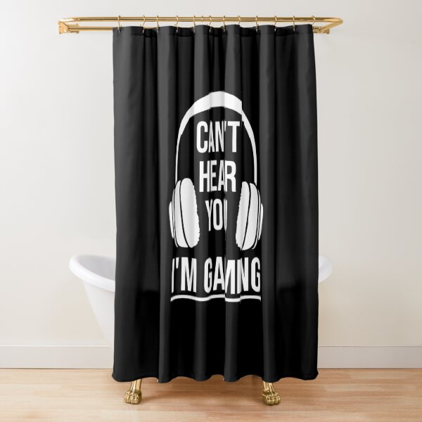 Item preview, Can't Hear You I'm Gaming Funny Gamer Headphones designed and sold by jacks-tees.