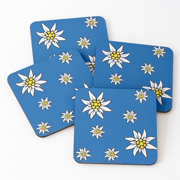 Artikelvorschau, Edelweiss auf blau entworfen und verkauft von GingerBest.
