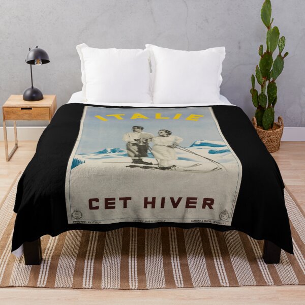 Item preview, retro classic ENIT Italie cet hiver poster designed and sold by CorasPosters.