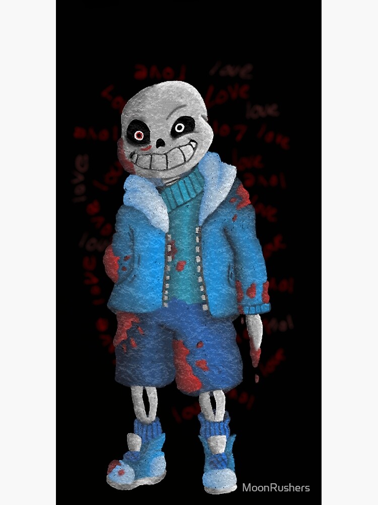 Killer Sans. Undertale. Large Plush Toy. Size 15 Inch 