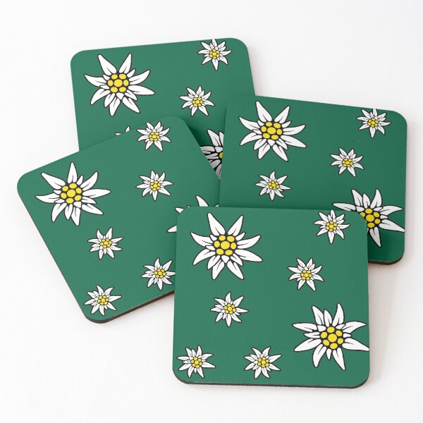 Item preview, Edelweiss on green designed and sold by GingerBest.