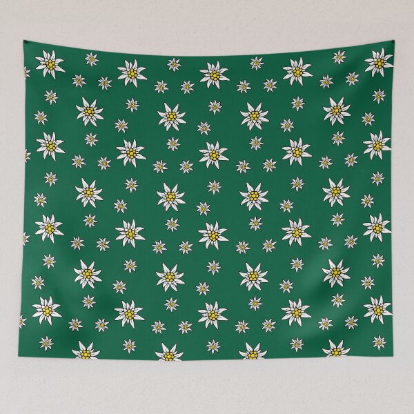 Item preview, Edelweiss on green designed and sold by GingerBest.