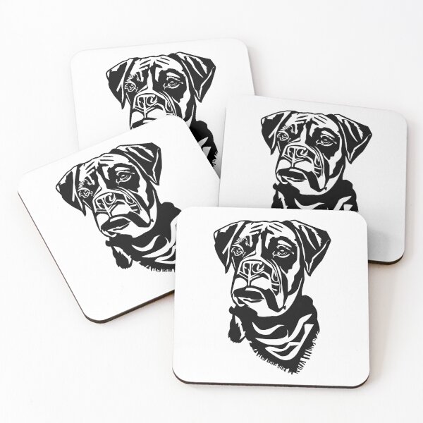Item preview, Boxer Dog Wearing Bandana designed and sold by malibumanhattan.