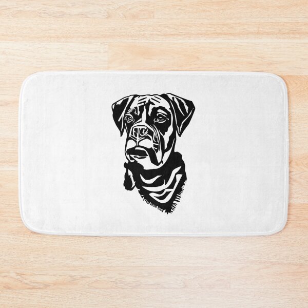 Item preview, Boxer Dog Wearing Bandana designed and sold by malibumanhattan.