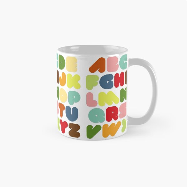 Item preview, ABC Alphabet Retro Bold Letters designed and sold by BluePlanet.