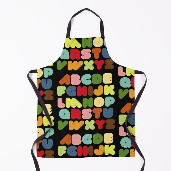 Item preview, ABC Alphabet Retro Bold Letters designed and sold by BluePlanet.