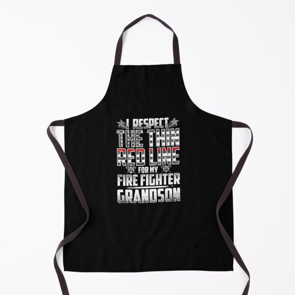 Item preview, Grandson Fire Fighter Thin Red Line designed and sold by wheedesign.