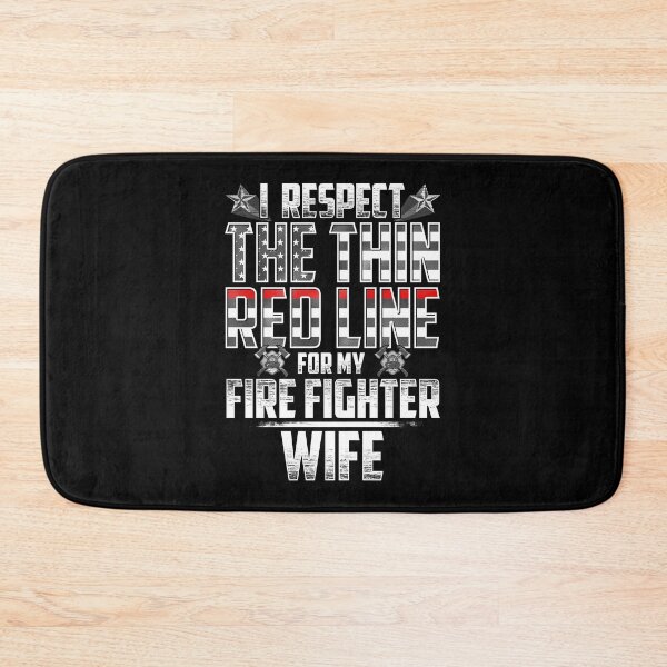 Item preview, Wife Fire Fighter Thin Red Line designed and sold by wheedesign.