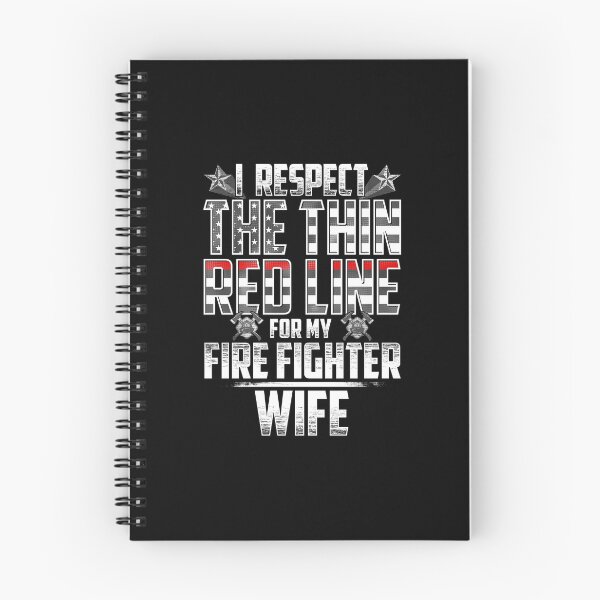 Item preview, Wife Fire Fighter Thin Red Line designed and sold by wheedesign.