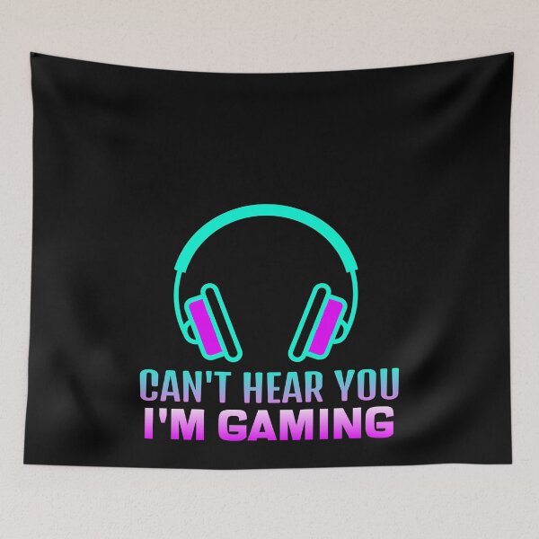 Item preview, I Can't Hear You I'm Gaming Funny Gamer designed and sold by jacks-tees.