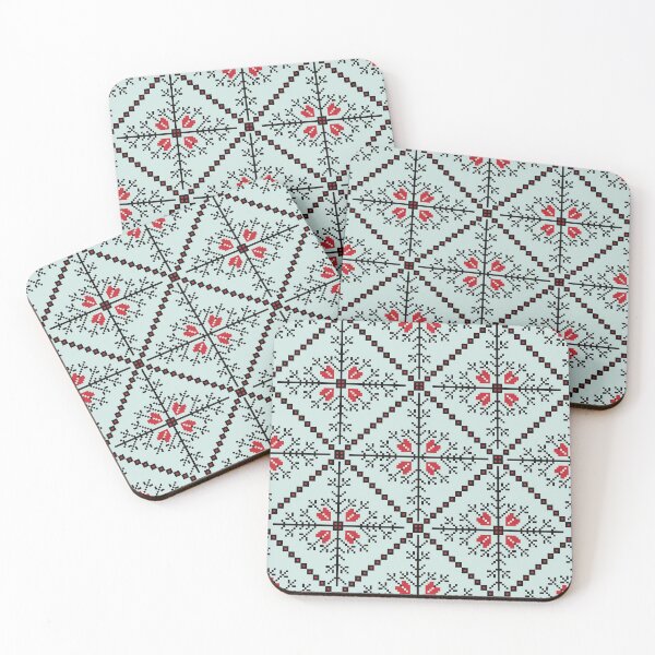 Item preview, Christmas winter geometric folk pattern  designed and sold by Pattern-ify.
