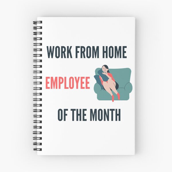 Item preview, Work From Home Employee Of The Month (lady in sofa) designed and sold by Dinoroarrr.