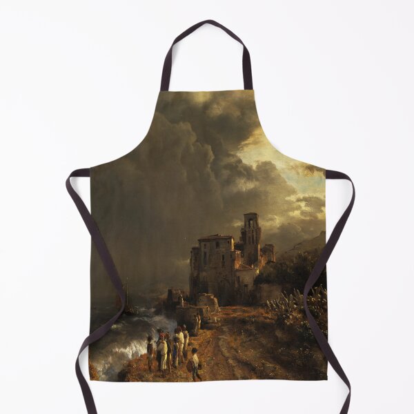 Item preview, Retreating Storm On The Italian Coast-Oswald Achenbach designed and sold by LexBauer.