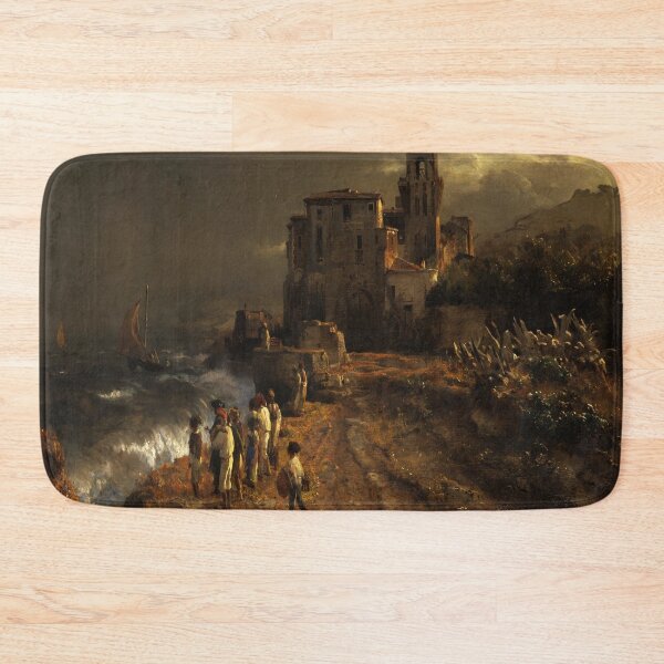 Item preview, Retreating Storm On The Italian Coast-Oswald Achenbach designed and sold by LexBauer.