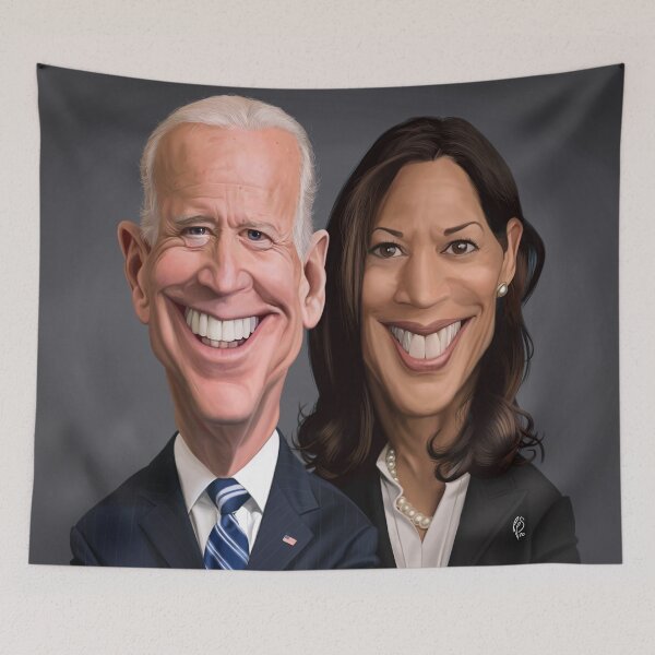Item preview, Joe Biden and Kamala Harris designed and sold by rob art | illustration.