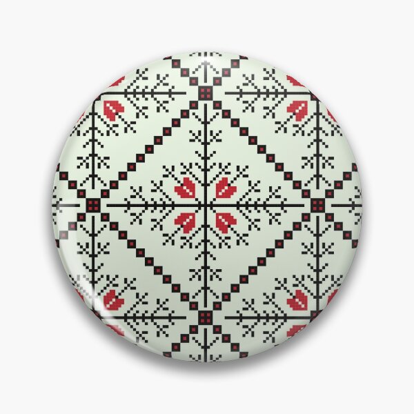 Item preview, Christmas winter geometric folk pattern II designed and sold by Pattern-ify.