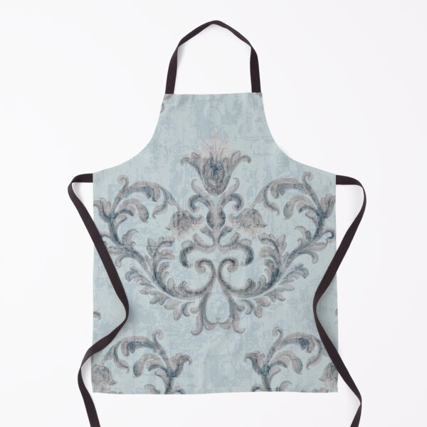 Item preview, Classical Blue luxury Damask designed and sold by Colourfultree INDIA.