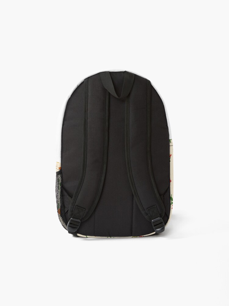 Alternate view of Bright Vintage Floral Pattern Backpack
