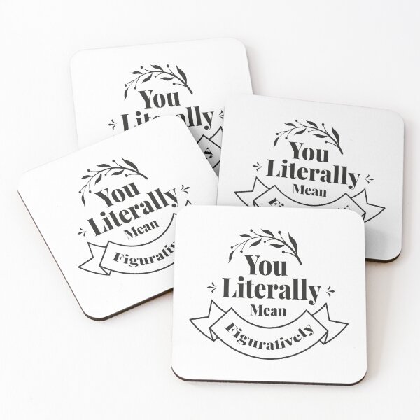 Item preview, You Literally Mean Figuratively Grammar Funny designed and sold by Majestystore.