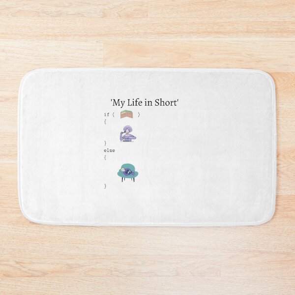 Item preview, 'My Life in Short'- Eat & Sleep designed and sold by Loofly.