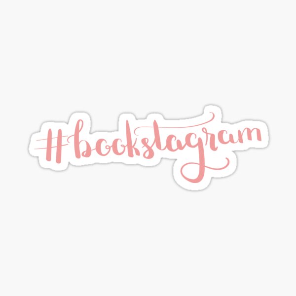 Bookstagram Hashtag Sticker