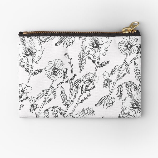 Item preview, Black-White Floral Pattern designed and sold by Alja Horvat.