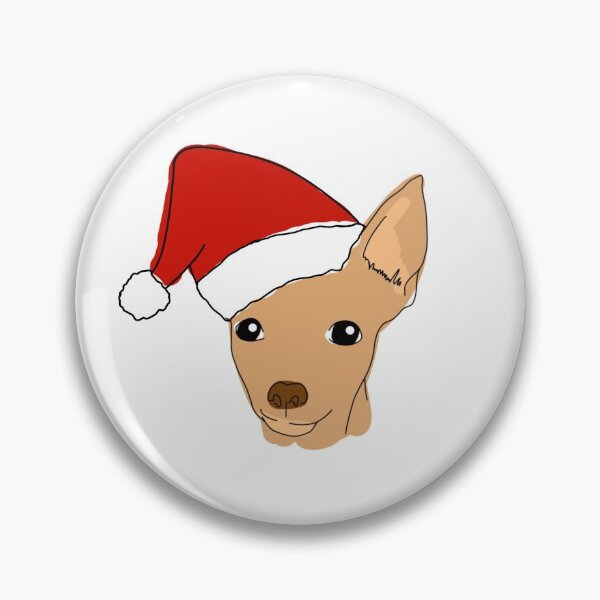 Item preview, Santa Hat Christmas Holiday Chihuahua  designed and sold by aliciab013.