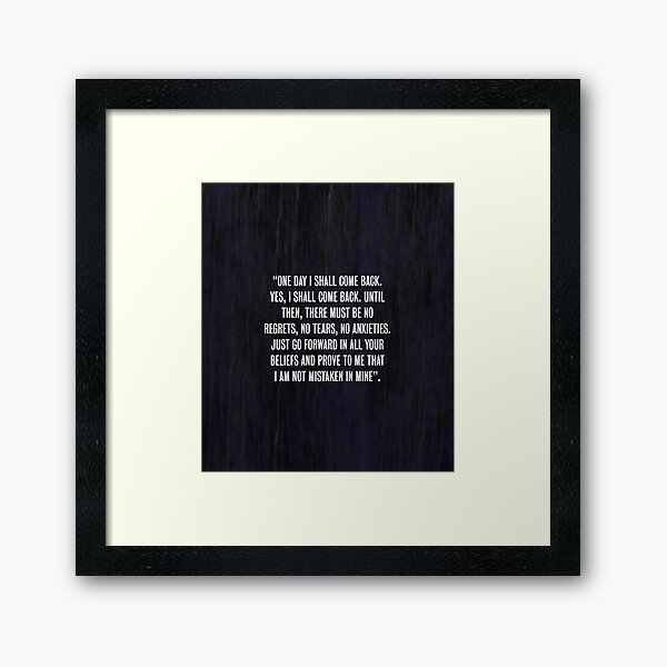 Come Back” A Square Canvas Print