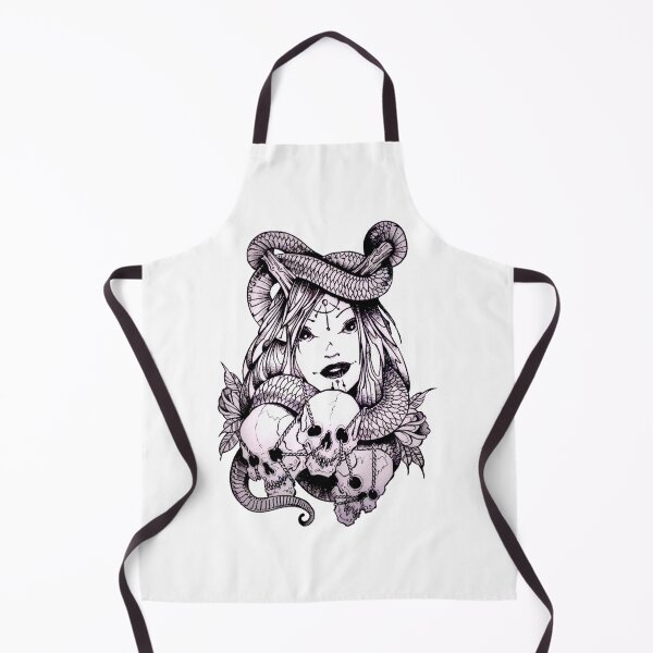 Item preview, Tattoo Viking Girl With Snake And Skulls designed and sold by Greg Donchatz.
